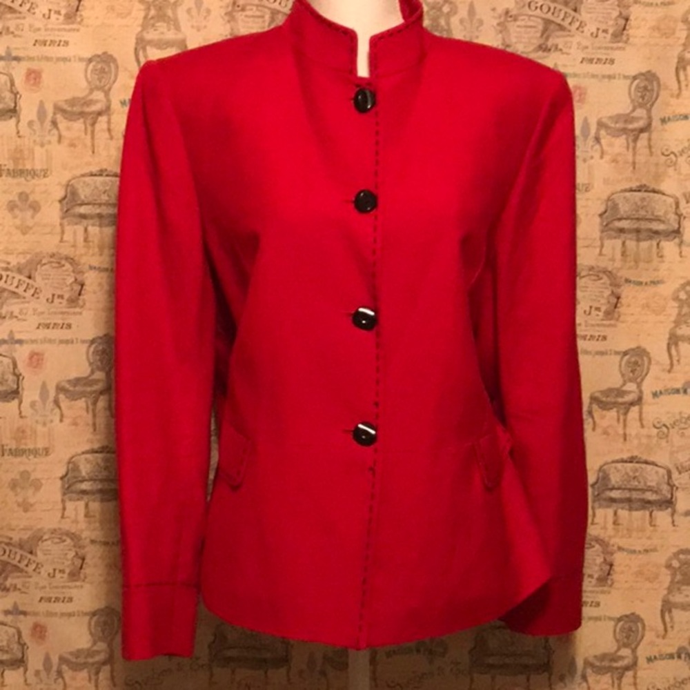 TAHARI RED JACKET